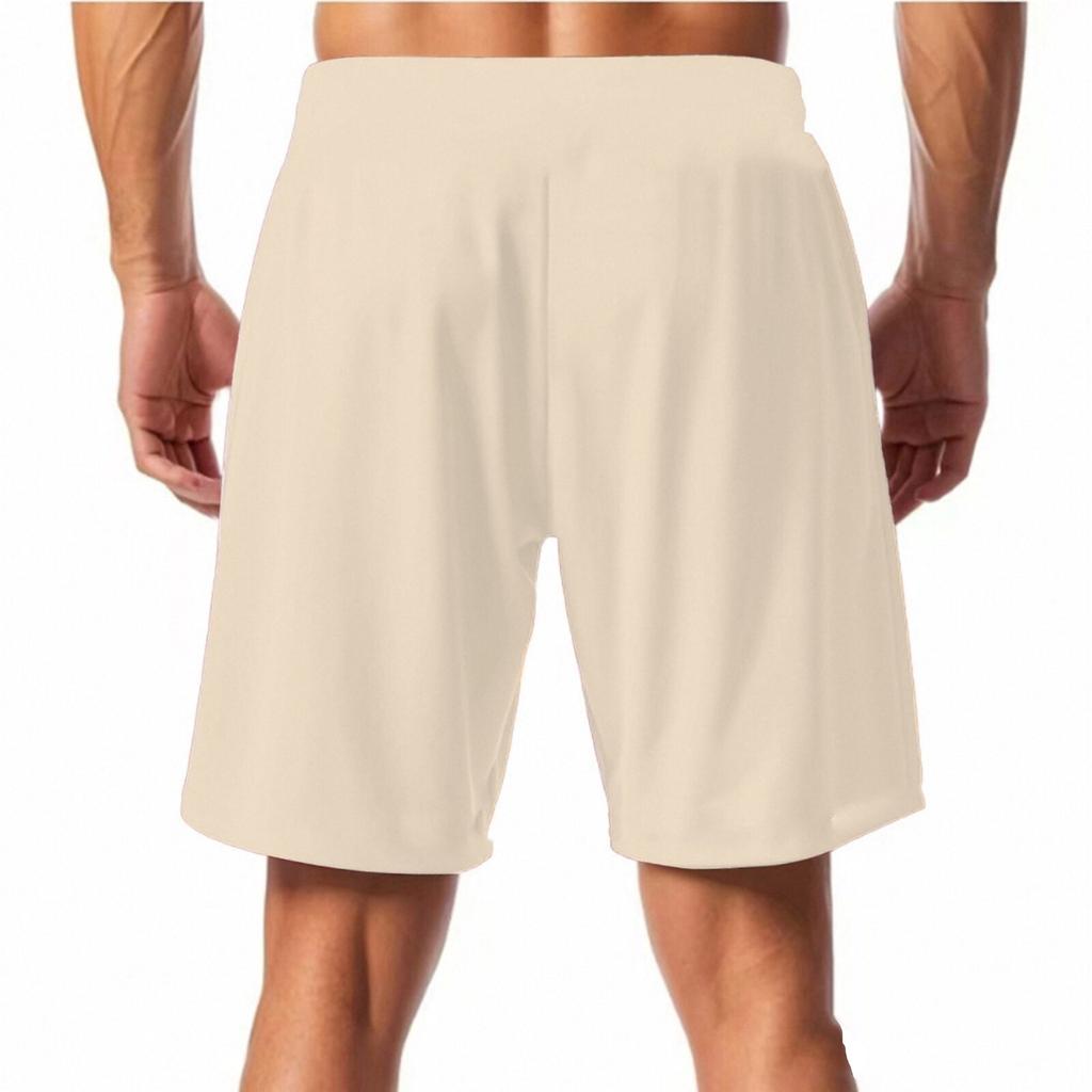 Мужские однотонные спортивные штаны со шнуровкой, мужские пляжные штаны из хлопка и конопли, повседневные быстросохнущие шорты