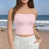Crop Tops For Women Sexy Cami Tank Summer Tube Sleeveless Solid Camisole Shirt Vest