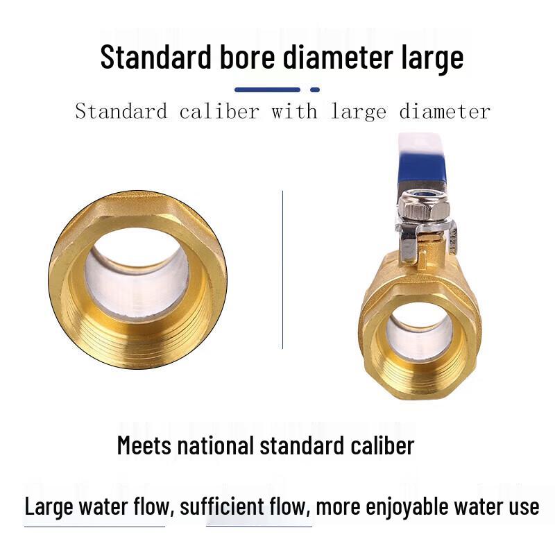 Hangshi Two-Piece Brass Ball Valve