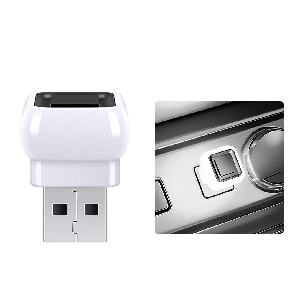 1Pc USB Mini Ambient Light LED Car Interior Atmosphere Lamp Plug and Play RGB Colorful Decoration Lamps Car Accessories