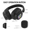 Спортивные Bluetooth-наушники с сенсорным экраном и шумоподавлением (ANC) - Полноразмерные, Шумоподавляющие, Прозрачная модель 930plus