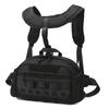 Men's Hiking Vest Backpack Fishing Chest Bag Utility Sports Molle Waist Bags Large Outdoor Hunting Fanny Pack Camping
