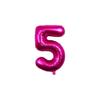 32-Inch US Number Birthday Party Balloons - Individual Aluminum Film