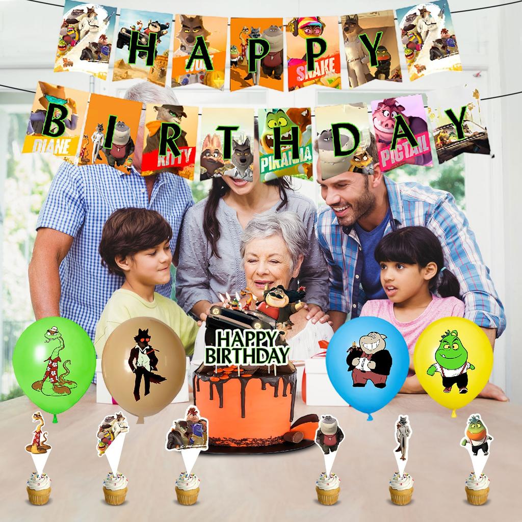 Баннер Украшение для торта Подходит для украшения на день рождения