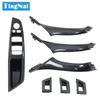 LHD RHD Interior Door Carbon Fiber Pull Handle Window Switch Panel Set for BMW 5 Series F10 F11 F18 520i 523i 525i 528i