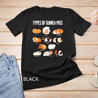Guinea Pig Girl Design Types Of Guinea Pigs Guinea Gift T Shirt Unisex T Shirt