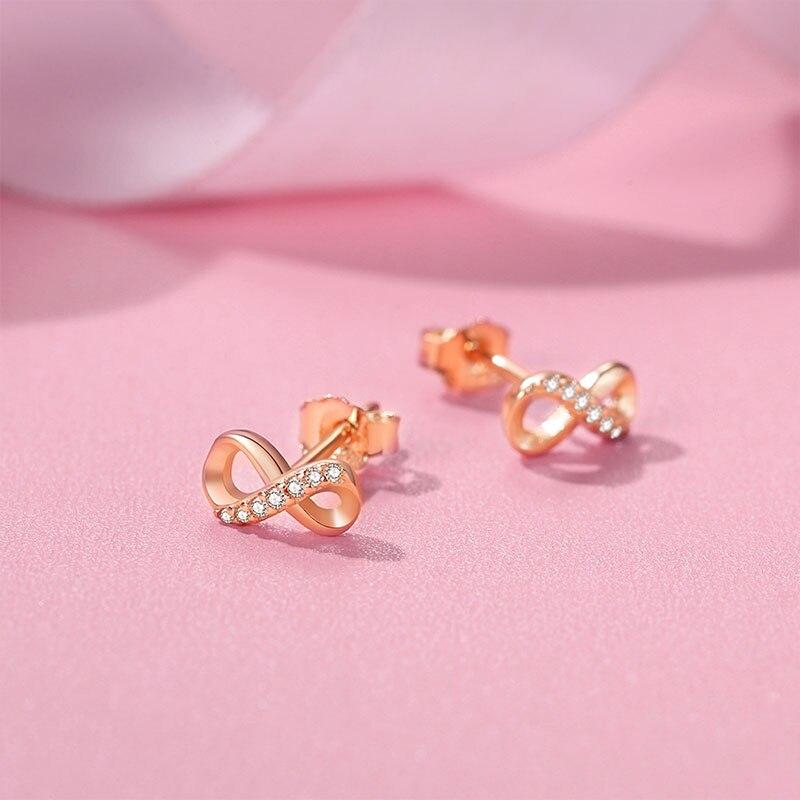 925 Серебряные серьги-гвоздики Женские модные серьги-гвоздики Ювелирные изделия