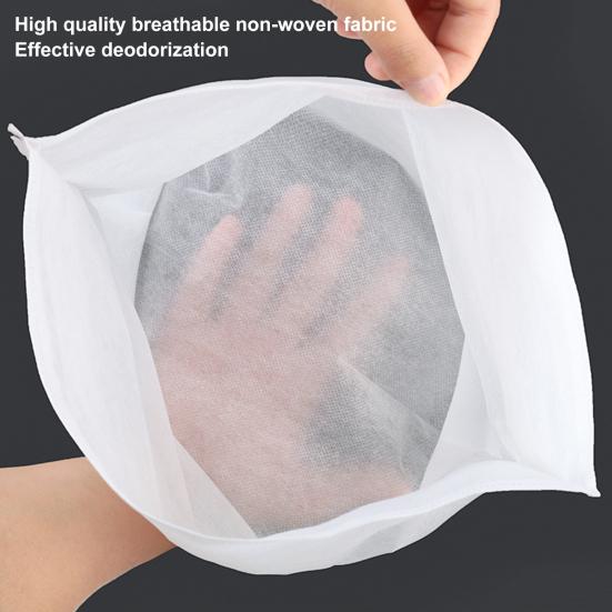 10 шт./пакет, пылезащитный мешок для сушки обуви на шнурке, нетканый материал, практичный грязезащитный чехол для сушки обуви для дома