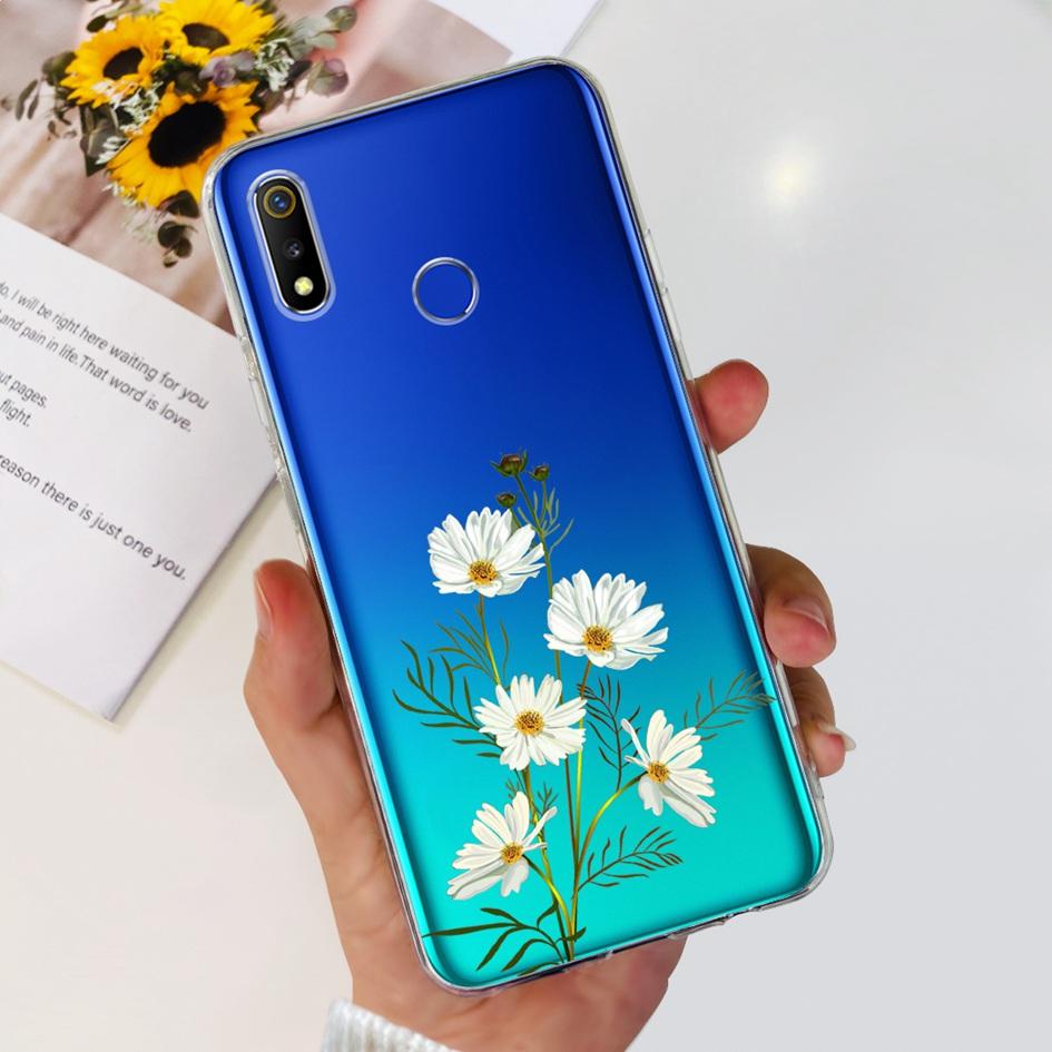 Realme 3 Case For Realme 3 Pro Cover Popular Butterfly Soft Clear Silicone Protective Fundas For Realme 3i Realme3 i 3Pro Bumper