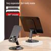 Round Metal Rotating Phone Holder - Portable Desktop Stand for Live Broadcasts, Lazy Person Design, Gift with Logo.