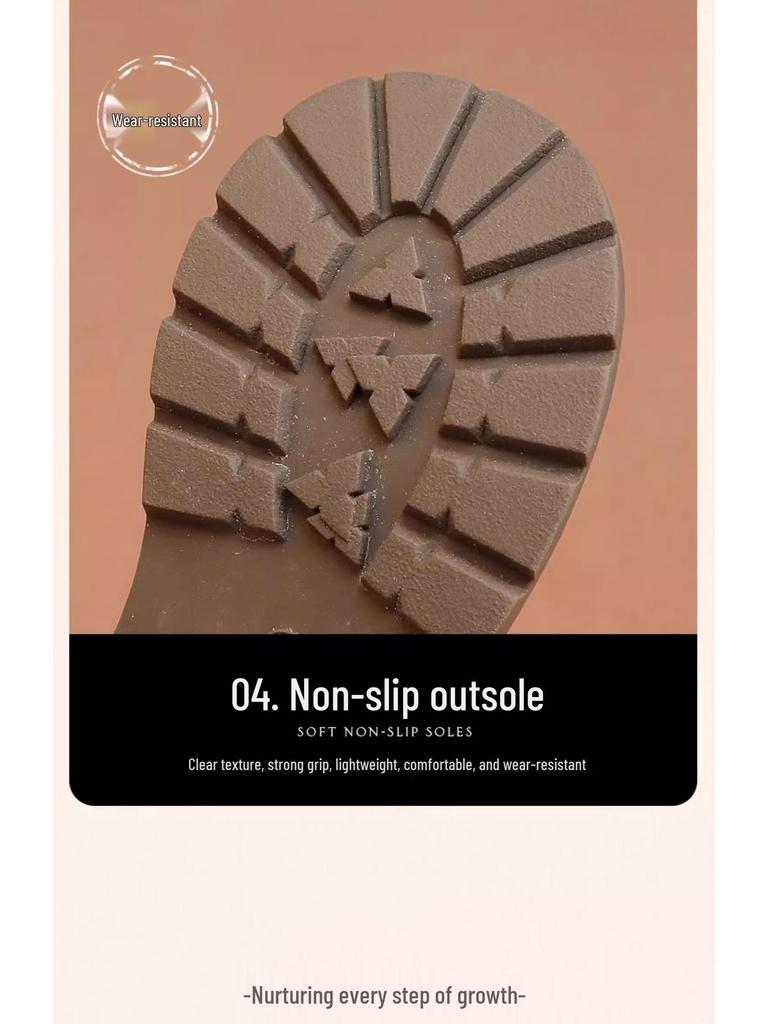 2025 Autumn Soft Sole Martin Boots for Girls - Little Yellow Autumn/Winter Style Children's Shoes