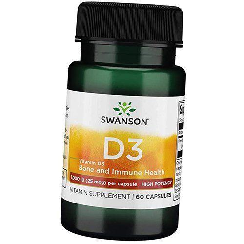 Vitamin D3, Vitamin D3 1000, Swanson 30caps (36280045)
