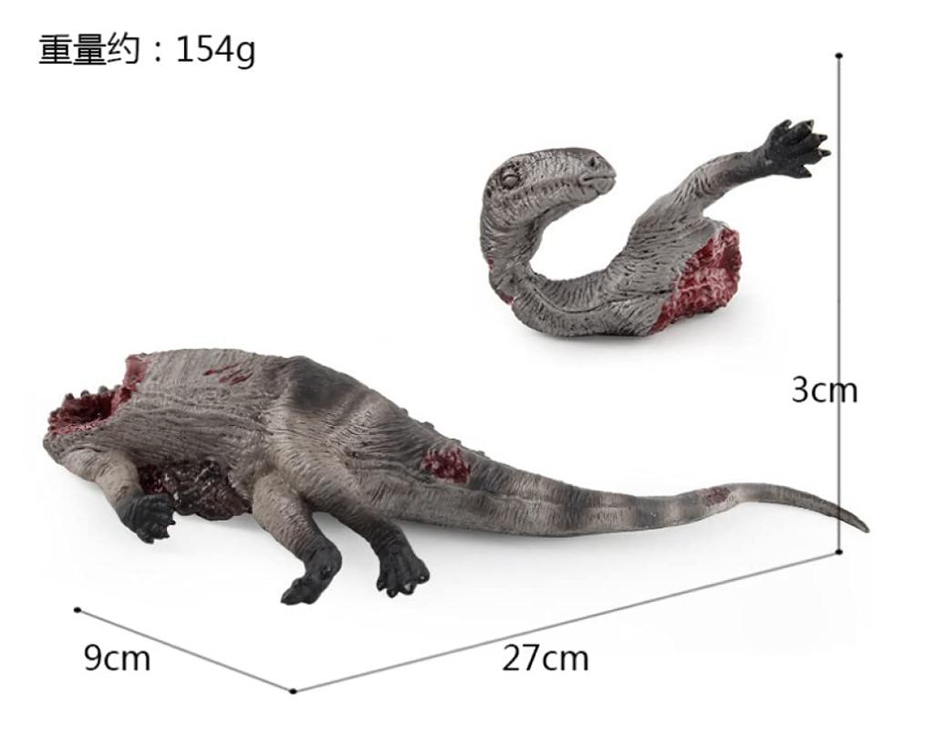 SanDoll Dinosaur Figure Realistic Model Jurassic Period 30cm Class Reptile Impressive Carnivorous Children Toy Present Display (Carcass)