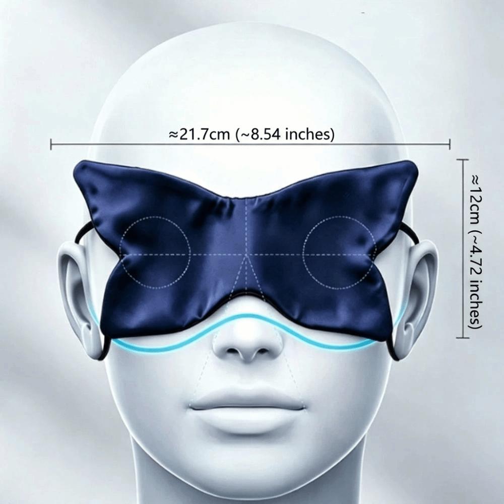 Double Sided Light Blocking Eye Cover Portable Butterfly Print Eye Mask Sleep Eye Mask  Home Naps