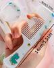2 Pieces/Set Cartoon Animal Pattern Hair Comb, Fine Tooth Rat Tail Comb, Wide Tooth Combing Hair Brush, Hair Comb Set