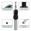 Remon Demolition Wood Milling Cutter Round Shank Countersink Drill Bit Drill Bit Woodworking