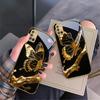Бабочка на ветке Для Samsung A 31 32 A33 A34 35 14 A15 13 A16 25 26 50 52 53 54 55 56 70 71 72 73 Золотой стеклянный чехол для телефона