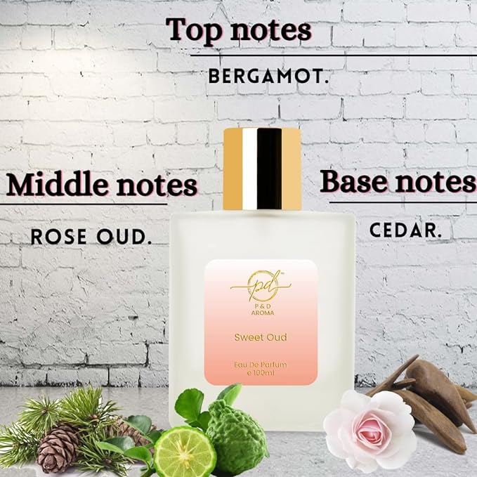 P&D AROMA PERFUME SWEET OUD- 100 ML, Парфюмированная вода - Стойкий, для женщин