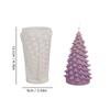 Stacked Leaves Santa Tree Resin Mould Bubble Stripe Plant Candle Soap Silicone Mold Pine Cones Christmas Gifts Party Cake Decor