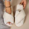 Fashion 2025 NEW Women's Wearable Plush Slippers Warm Hot Selling Comfort and Elegant Cotton Slippers Autumn Winter Fashion Style