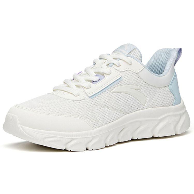 Anta Кроссовки Running Series Casual Breathable Lightweight Durable Non-Slip Low-Top для бега для женщин White Blue 922125526-1