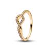 Luxury Original 925 Silver Heart Bow Pearl Flower Four Leaf Clover Ring fit Women's Fine Jewelry Valentine's Day Gifts