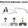 Photochromic Sports Sunglasses Oversized Monolithic Lens Comfort Fit for Cycling Hiking UV400 Lightweight Adventure Ready