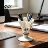 Creative Stationery Holder 3D Printed Badminton Pen Holder, Shuttlecock Shape Desk Organizer for Novelty Cup Office Pencils Markers, Large Capacity
