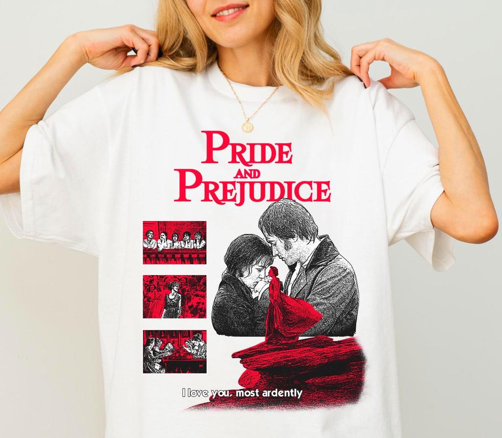 Pride and Prejudice Shirt – Fitzwilliam Darcy Tshirt,Mr Darcy Tee,Elizabeth Bennet,Love Movie