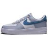 New Air Force 1 Anti Slip Wear Resistant Low Top Skateboard Shoes Unisex Blue White HV1795-141