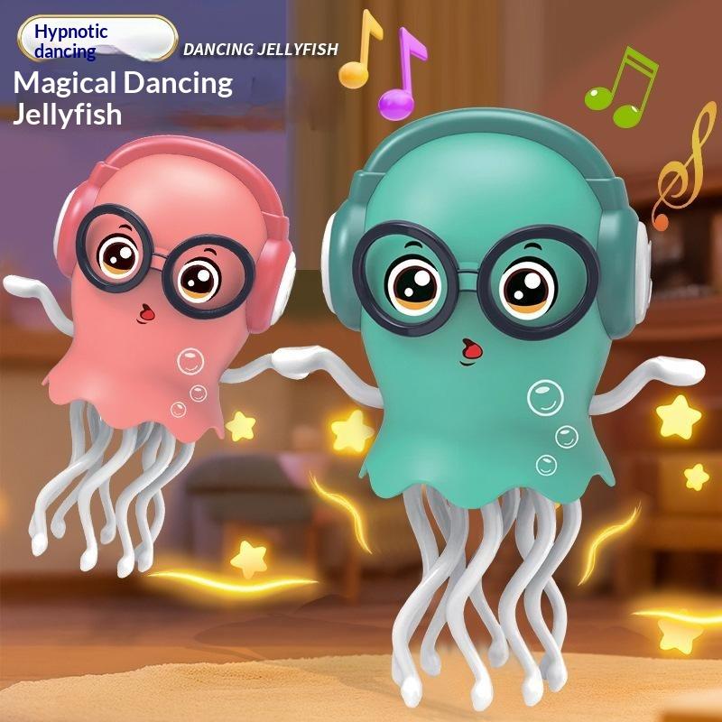Electric Dancing Jellyfish Toy With Music Flashing Lights And Auto Moving Perfect For Kids Playtime Birthday Gifts