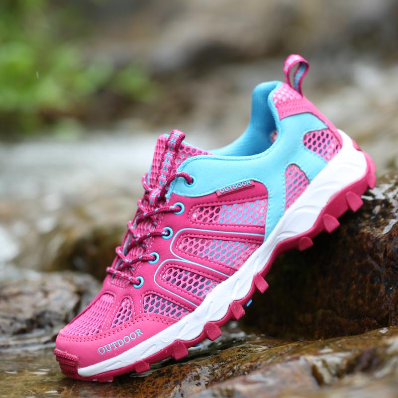 2024 новая весна-лето мужская и женская сетчатая дышащая модная повседневная спортивная обувь для пар легкая нескользящая походная обувь