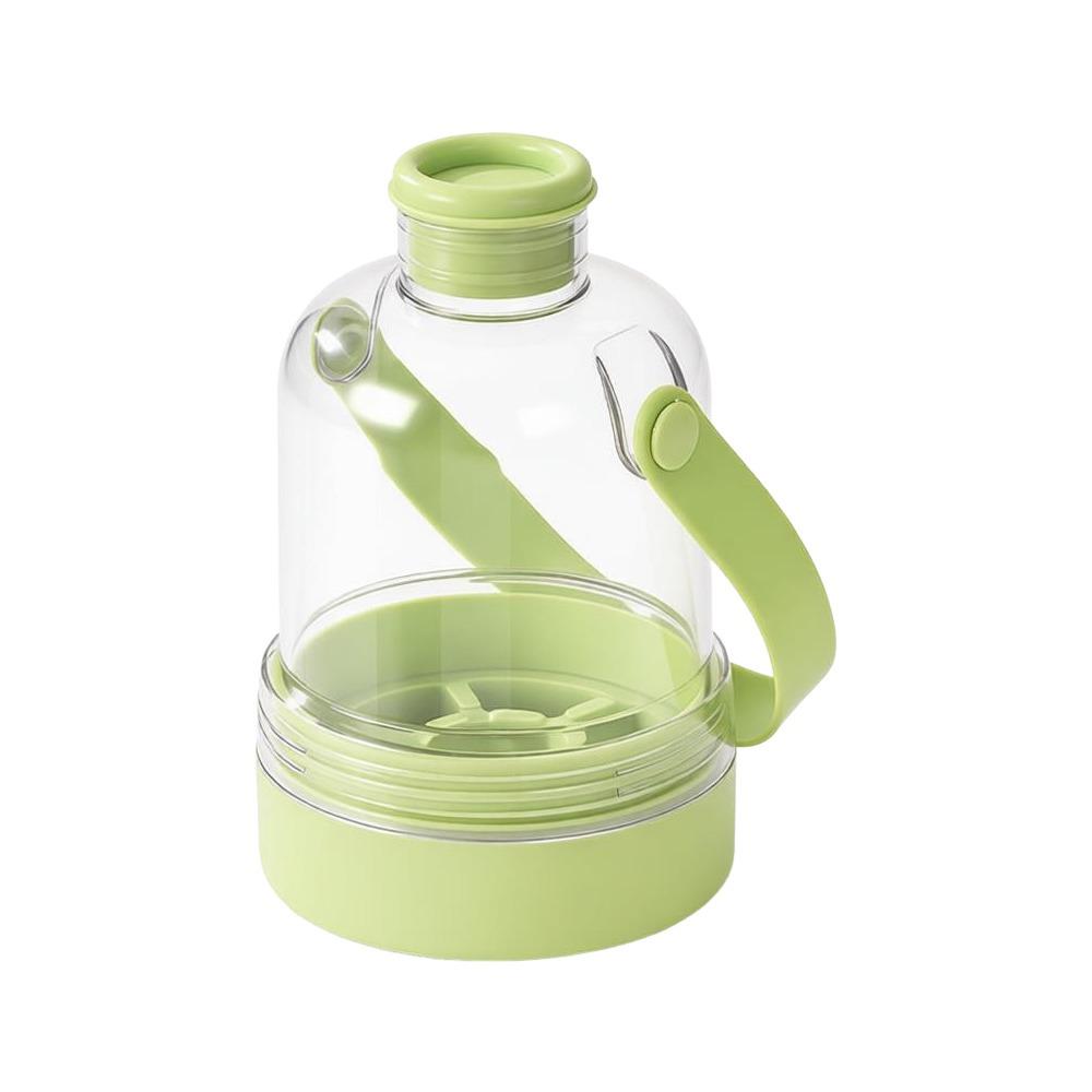 Press-type Water Bottle Ice Cube Tray Anti-leakage Ice Maker Kettle Ice Tray Mold for Home&Travel