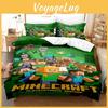 Duvet 3d Minecraft Cover Bedding Set Pillowcase Cartoon Print Double Single