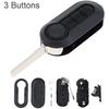 Сменный чехол с дистанционным управлением для автомобильных ключей для Fiat 500 Doblo Ducato Panda Punto Peugeot 3 кнопки
