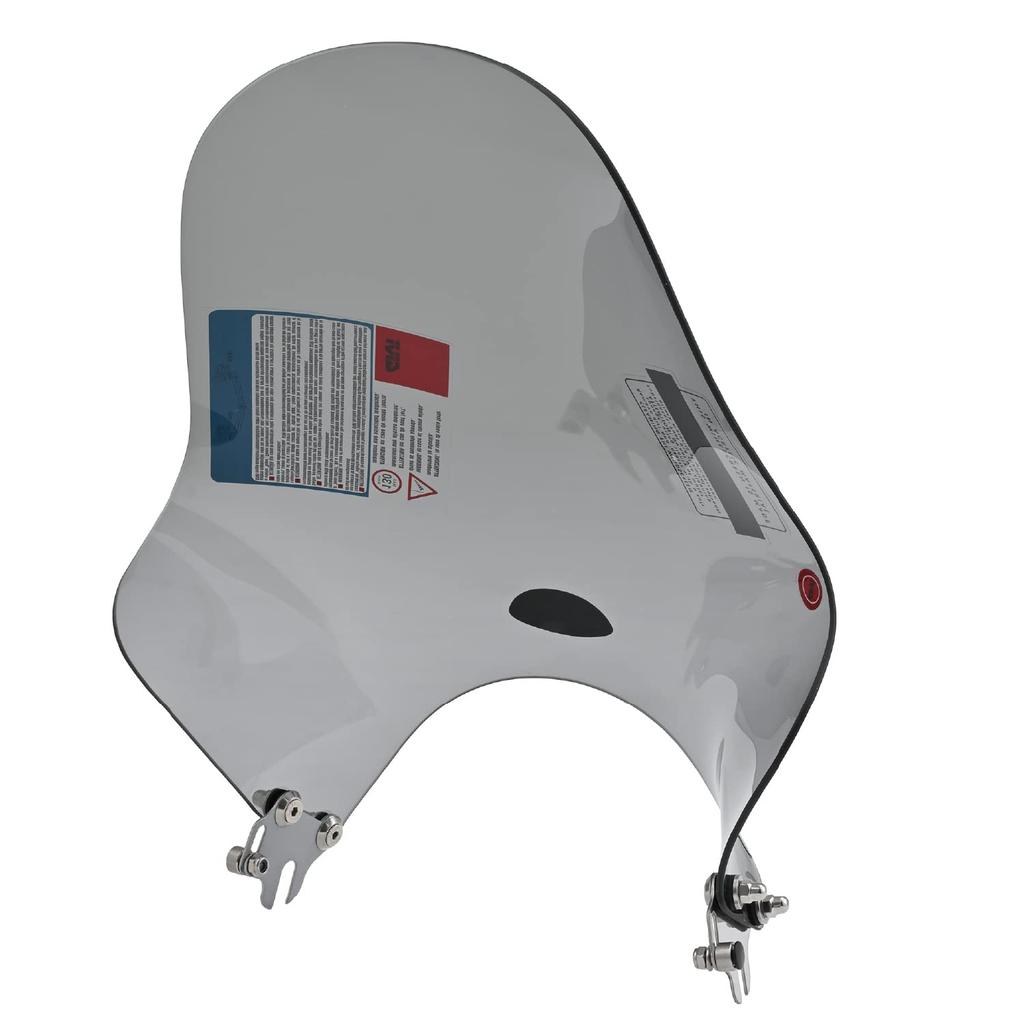 GIVI Мотоциклетный Универсальный Кронштейн A210 Маленький 90115 Ветровое стекло, (Крепление фары), Полудымчатый, Ветровое стекло,