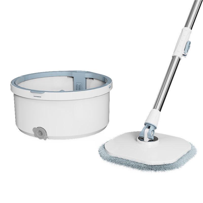 Швабра с отжимом и ведро для разделения чистой и грязной воды