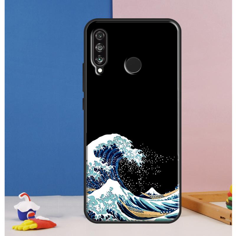 The Great Wave off Kanagawa Case For Huawei Nova Y70 Y60 Y90 Y61 Y91 Y72 Y73 12s 12i 11i 8i 9 10 SE P30 P40 Lite P60 Pro