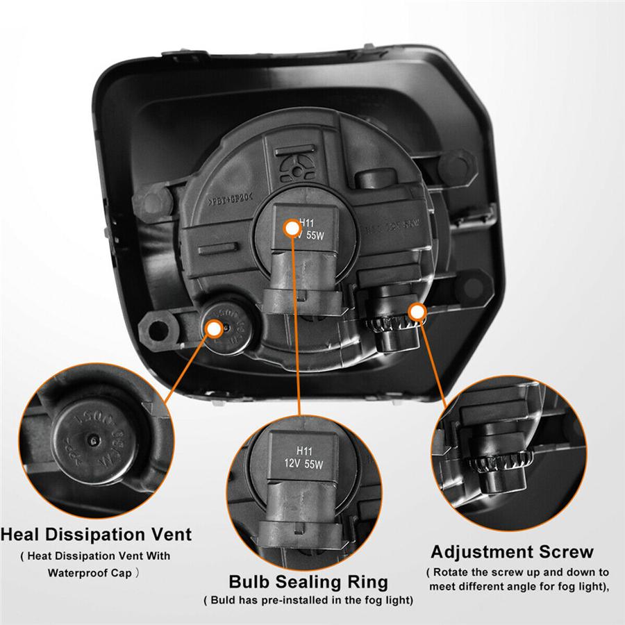 1 пара противотуманных фар для Toyota Tacoma SR 2016-2021 Toyota Tacoma SR5 2016-2021