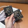 2 шт. Заколки для волос со стразами в виде пятиконечной звезды, женские, для челки, краевые зажимы, боковые заколки для волос, шпилька для непослушных волос, стайлинг, заколка-невидимка, новинка