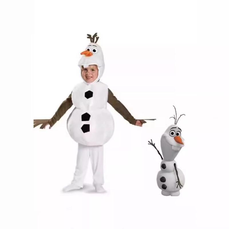 Halloween Children's Snow Treasure Clothes Christmas Frozen Show Costumes Anime Snow Treasure Clothes