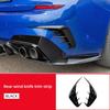 1 пара автомобильных задних боковых ветровых ножей, спойлеров на задний бампер, декор для BMW 3 серии 320li 325li, автозапчасти для экстерьера