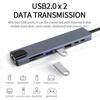 8-in-1 USB C Hub Multiport Adapter with HDMI 60Hz PD 100W Power Delivery 100 Mbps Ethernet for MacBook Pro XPS Chromebook