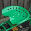 Rolling Seat 360 degrees Rotatable Height-Adjustable Garden Cart with Storage Surface Wheels Handle Mobile Garden Seat Rotatable Work Seat Garden