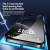 3PCS Dust-Free 3D Curved Edge HD Electroplated Explosion-Proof Tempered Glass Film For iPhone 13 Pro Max, Anti-Fingerprint Screen Protector