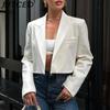 Женская коллекция осень/зима: Отличительный, Модный, Минималистичный Короткий Пиджак-Блейзер