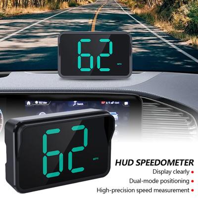 1 шт. Универсальный проекционный дисплей (HUD) GPS HUD Цифровой спидометр Измеритель скорости Подходит для всех транспортных средств GPS Спидометр