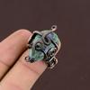 Ruby In Fuchsite Gemstone Handmade Copper Wire Wrap Jewelry Ring Size 8 S9d71