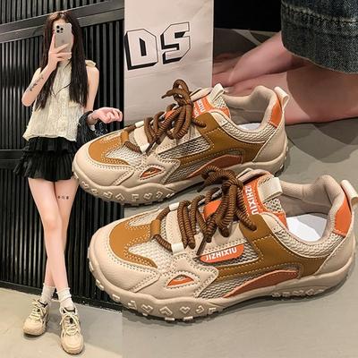 Ретро женские весенние сетчатые кроссовки «папины» спортивные повседневные