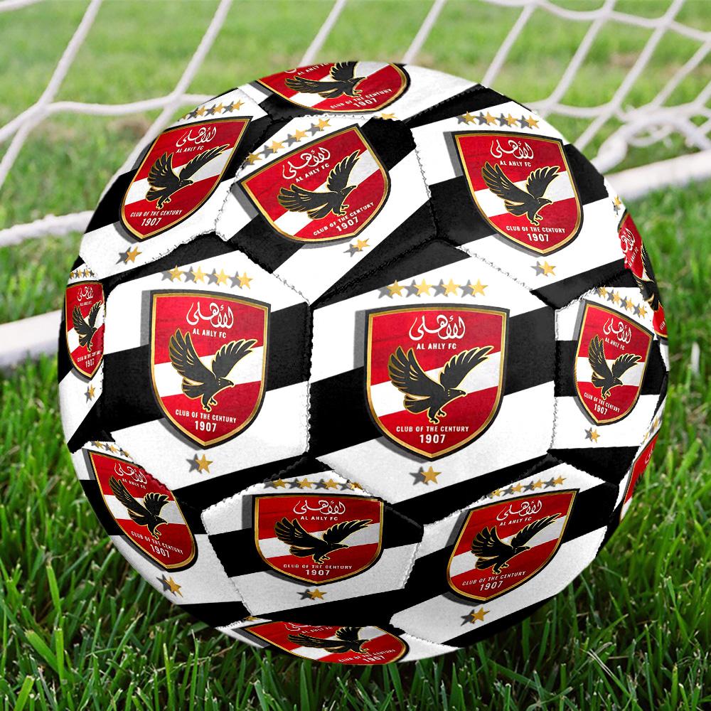 Футбольный мяч для зала Al Ahly, размер 5, цветной, для всех возрастов, машинная строчка, ПВХ, готов к соревнованиям, прочный, с высоким отскоком